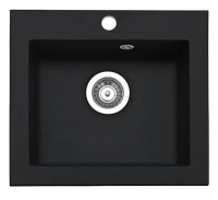 Мойка FG 48-44 404 антрацит (черный) кварц (474*432*162)   