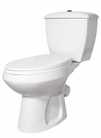 Унитаз-компакт Элисса белый бок.подвод Комбо (ун.Элисса+б.Элисса) (г.Ст.Оскол)