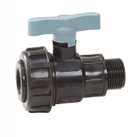 Кран шаров. для ПНД труб компрес. нар/вн. 1/2*1/2 ITAL/SPEKTR