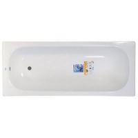 Ванна стальная 1600*700 *400 "Белая Орхидея" с ножками б/ранта Антика