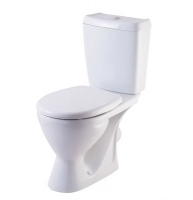 Унитаз-компакт Ресса белый нижний подв.,с арматурой,с сиденьем,с креплением (г.Киров)