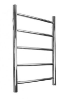 Полотенцесушитель Лесенка Прямой (Мадрид) 600*600 5п GR (телескоп.б/кольца,загл.с воздух.)