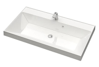 Раковина Дакота 90 (сигн.бел.) с сифоном V33 Gota Rocio 