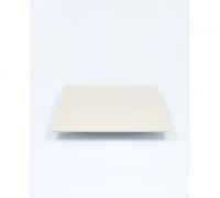 Лицевая панель для вентилятора SYSTEM+. Серия GORIZONT, Ø100, стекло, белый, GORIZONT glass 100