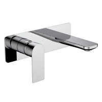 Встраиваемая система д/раковины Бродс 10065 латунь GOLDEN FOX (декор.планка, маховик, излив, система смешивания) 1/10