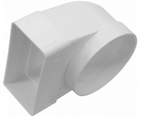 Соединитель угол 90 прямоугольного воздуховода 60х120 с круглым D100 В612СК10ФП  Виенто 1/63