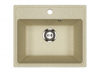 Мойка Модель GR 490-002 (слоновая кость) матовая SOFT-TOUCH 490*420*170 с сифоном GOTA ROCIO