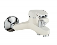 Смеситель д/ванны шар. с коротким изливом цвет белый Зима 3072127 АНТЕЙ 1/10