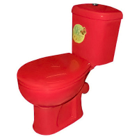 Унитаз-компакт Дора красный гор. выпуск Эконом (кат.С) (г.Ст.Оскол)