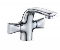 Смеситель д/умывальника с 2-мя рукоятками креп.гайка G071010 Пальма GOTA ROCIO®1/10 