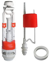 Арматура д/бачка кноп.хром ниж/подв ИНКОЭР D40 2-3-2-4 1|20 Арматура д/бачка кноп.хром ниж/подв ИНКОЭР D40 2-3-2-4 1|20