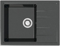 Мойка Модель 150/Q4 (черн.) матовая 575x470x215 с сифоном GOTA ROCIO