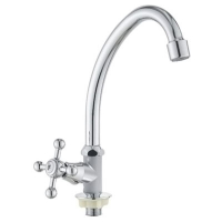 Смеситель д/кухни моно с высоким изливом креп.гайка (без подводки) 125530-GR GR 1/10