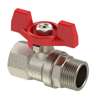 Кран шар баб. 3/4 г/ш лат никель RTP