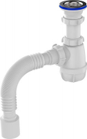 Сифон 1 1/2*40 с гофрой 40*50 Aquant B0110 1/30 (аналог C0110)