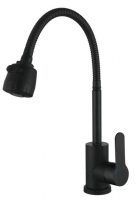 Смеситель д/кухни шар. с гибким изливом 2-х реж.аэратор Парма черный 587027 нерж.сталь АНТЕЙ 1/10 Смеситель д/кухни шар. с гибким изливом 2-х реж.аэратор Парма черный 587027 нерж.сталь АНТЕЙ 1/10