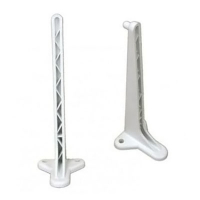 Кронштейн д/умывальника 3-й величины пластик. 33,5см цена за 1 шт