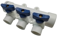 Коллектор с шар.краном 25*20/3 ППР RTP 1/18