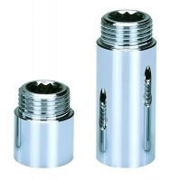 Гайка удл. 1/2 30мм хром 1/10