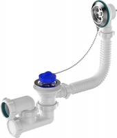 Обвязка на ванну 1 1/2*40 Aquant регулируемый с переливом V210 1/35 (аналог Е250)