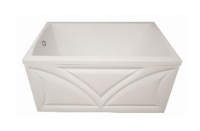 Ванна 1650*700 "Acryel" Марка №1 с панелью, с рамой 100% акрил