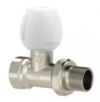 Вентиль д/радиатора ручной регулировки 1/2 прямой ЭКО никель РТП Вентиль д/радиатора ручной регулировки 1/2 прямой ЭКО никель РТП