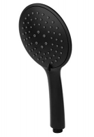 Лейка д/душа 3 реж. 460BL черная "Сантис" европодвес