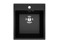 Мойка Модель GR 425-004 (черный оникс) матовая SOFT-TOUCH 425*485*175 с сифоном GOTA ROCIO