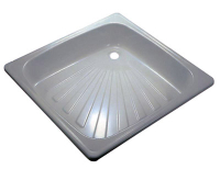 Поддон квадрат д/душа сталь 80*80*14 Гомель Сантэкс эмаль