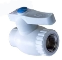 Кран шар 20 полнопроходной комб. гайка на выходе 1/2 РосТурПласт 1/10/50