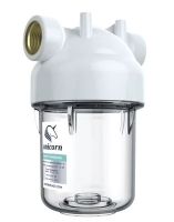 Фильтр магистральный 3/4'' для хол. воды прозр. 5" UNICORN (KSBP5 34) Фильтр магистральный 3/4'' для хол. воды прозр. 5" UNICORN (KSBP5 34)