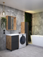 Подстолье Ренессанс 570 вотан + графит /под стиральную машину под умывальник Марсал 120 GODEN FOX 