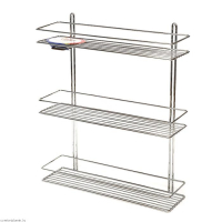 Полка металл. прямая 3-х ярусная 4073 ZALEL