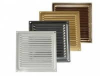 Решетка вентиляционная 170*240 металл. РМ1724 бежевая 1/50, ЭКО, без сетки