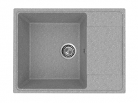 Мойка Модель GR 650-003 (светло-серый) матовая SOFT-TOUCH 650*495*180 с сифоном GOTA ROCIO