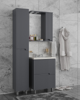 Подстолье Вертикаль графит 750 2 ящика под ум. Quadro 750 GOTA ROCIO