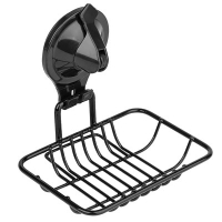 Мыльница на присоске Air-lock BI-2002 черный Sakura