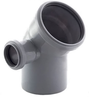 Отвод 110/50 угол 45 левый для внутр.канал. РТП 1/35