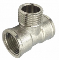 Тройник 1/2 г/ш/г ЛАТ никель ShS 1/10