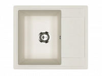 Мойка Модель GR 575-001 (бел) матовая SOFT-TOUCH 575*495*190 с сифоном GOTA ROCIO