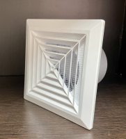 Вентилятор D100 осевой вытяжной ВИЕНТО 100ВФ (подшипник, возможность потолочного крепления)