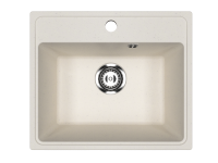 Мойка Модель GR 490-001 (бел) матовая SOFT-TOUCH 490*420*170 с сифоном GOTA ROCIO