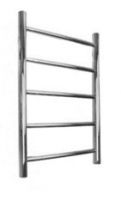 Полотенцесушитель Лесенка Прямой (Мадрид) 400*600 5п GR (телескоп.б/кольца,загл.с воздух.)