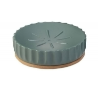 Мыльница настольная пластик Бамбук B1243W-4