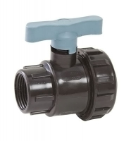 Кран шаров. для ПНД труб компрес. внутр.рез. 3/4*1/2 ITAL