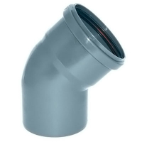 Отвод 110 угол 45 для внутр.кан. ДК104 2,7мм Россия 1/20