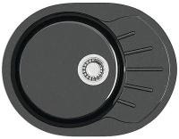 Мойка Тейлор Z10Q4 (черн.) глянец 575x440x215 с сифоном GOTA ROCIO