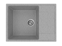 Мойка Модель GR 650-003 (светло-серый) матовая SOFT-TOUCH 650*495*180 с сифоном GOTA ROCIO