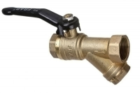 Кран шар руч. 3/4 г/г с фильтром FRAP РАСПРОДАЖА