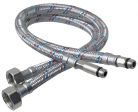 Подводка к смесителям 0,5 (пара) стальная гайка SLAVA 1/10/50